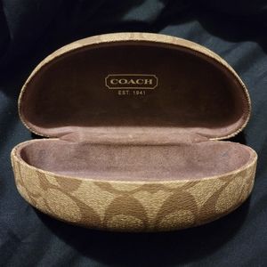 Coach eye glass case